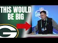 Green bay packers brian gutekunst tips his hand before draft