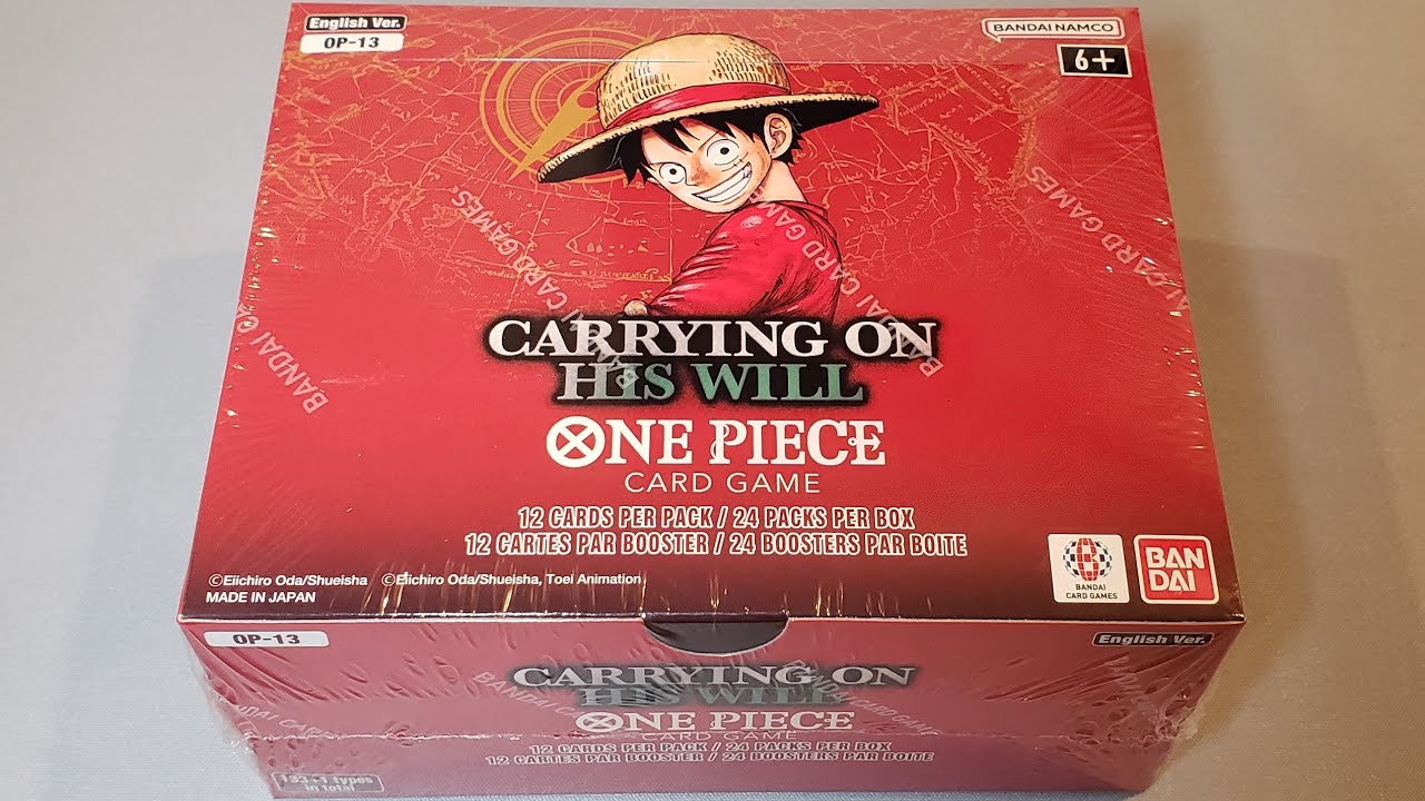 One Piece Carrying On His Will Booster Box Opening