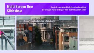 Multi Screen Slideshow - Openers | After Effect Template
