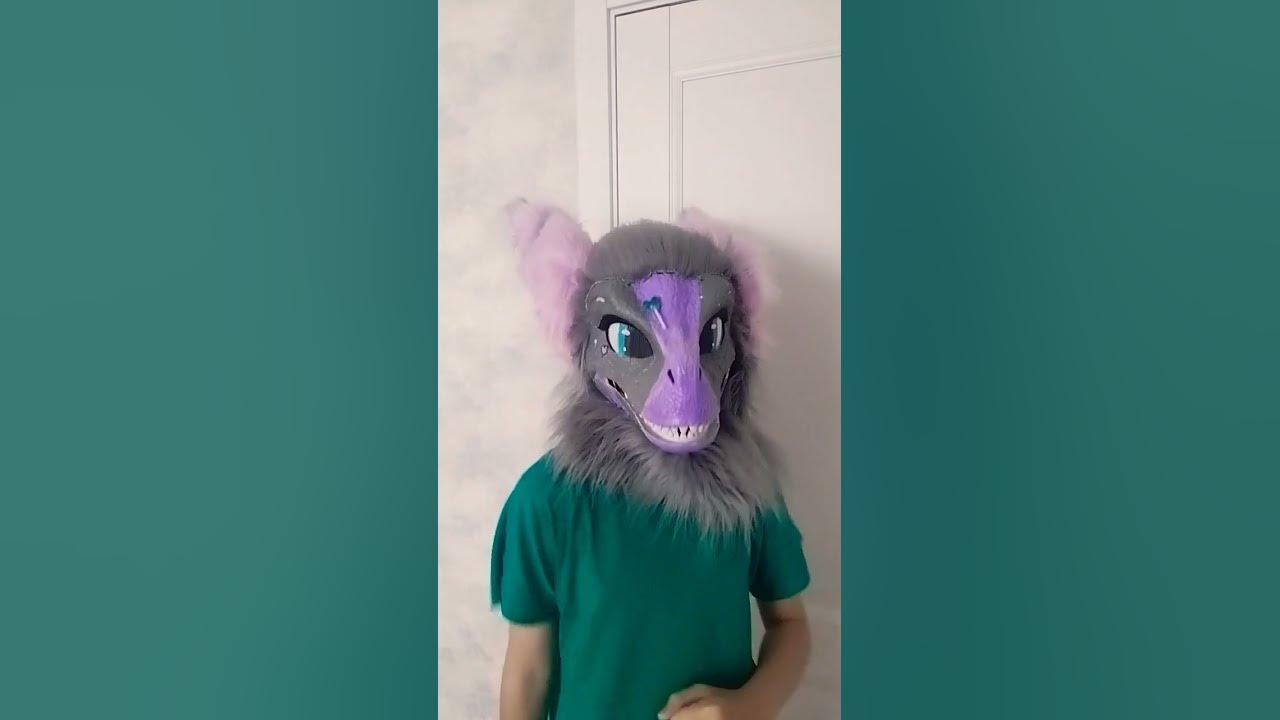 #раптор #фурри #фурсьют #cute #маска #makeup #топ #хобби #funny - YouTube
