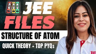 Structure of Atom | JEE FILES - Quick Theory + TOP PYQs | JEE 2025 | #jee1 #jee2025 #monicabedi
