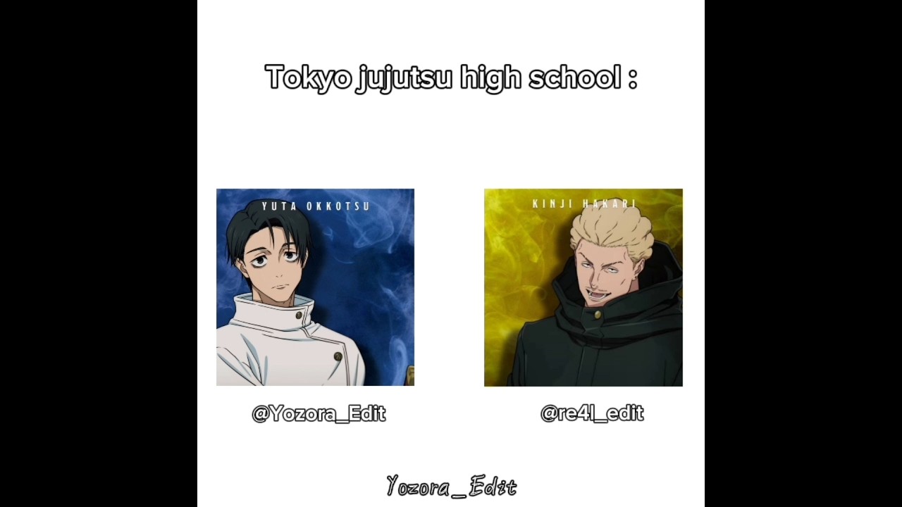 collab with @re4l_edit #jujutsukaisen #collaboration #edit #okkotsu #hakari #gojo #shokoieiri #todo
