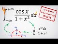 Несобственный интеграл cos(x)/(1+x^2) через вычеты ФКП.