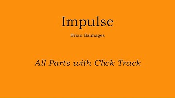 Impulse - Brian Balmages Play Along Track
