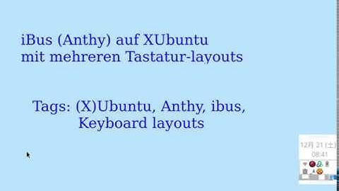 XUbuntu: iBus: Einstellungen für verschiedene Tastatur-layouts