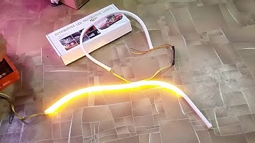 Бегущий поворотник + ходовые огни