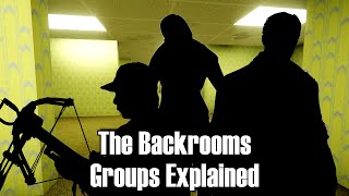 The Backrooms Groups explained
