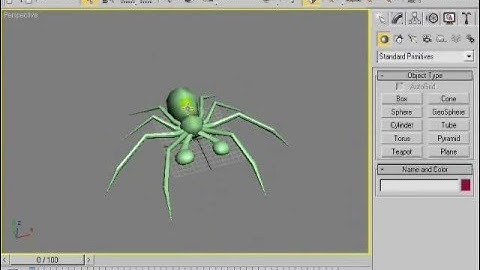 3D Studio Max Modelling a Spider Tutorial - Part G