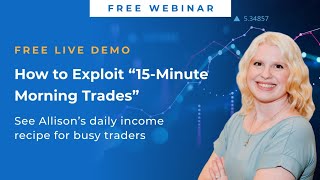 [FREE WEBINAR] How Allison Targets Daily Gains in Just 15 Minutes a Day