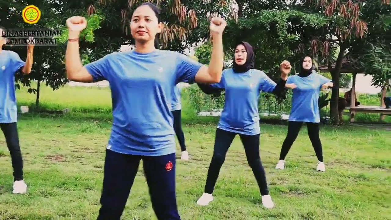 Video Senam Peregangan Germas Oleh Dinas Pertanian Kabupaten Lombok Barat
