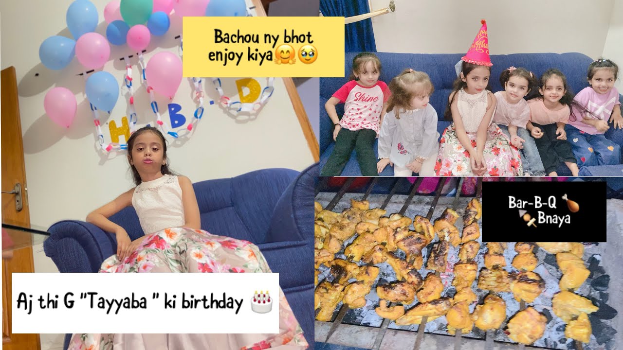 🎉 Tayyaba Ki Birthday Celebration 🎂 | BBQ Night 🍗 | "Life with Sadaf Malik"