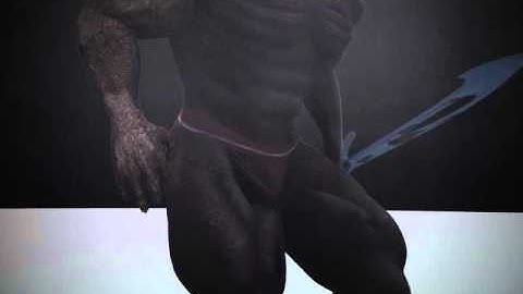 Autodesk Maya Mental Ray Z Brush MONSTER .mp4