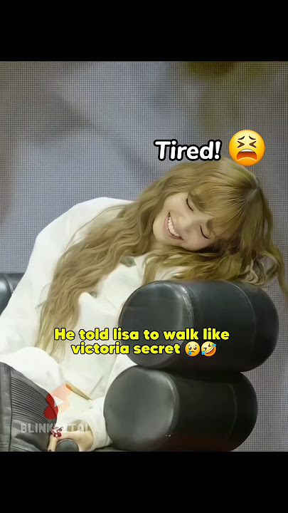These people keep making Lisa walk like in the Victoria secret Show all the time 😂 #blackpink #lisa