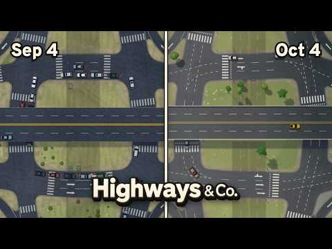 1 month of work on my traffic sim game