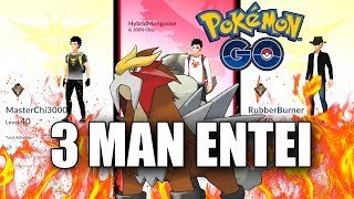 Entei Raid With 3 Level 40S Can We Do It? 3 Man Entei Raid In Pokemon Go Pokemon Go Gen 2 Ep46