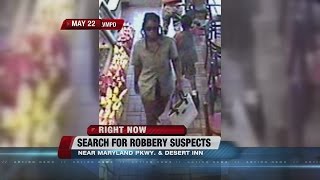 Hunt for robbery suspects