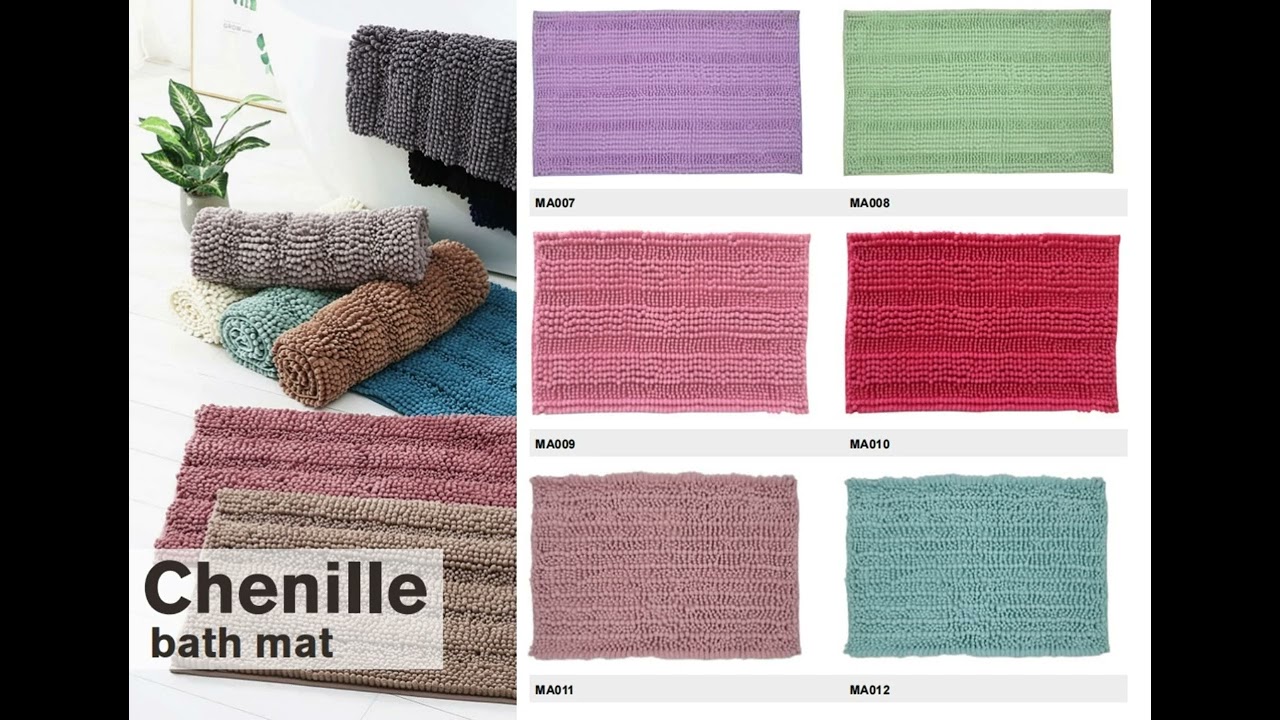 🌿 Step into Luxury with Our Chenille Bath Mat! 🌿