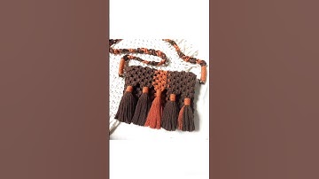 macrame bag #macrametutorial #macramebag #diycrafts #smallbusiness