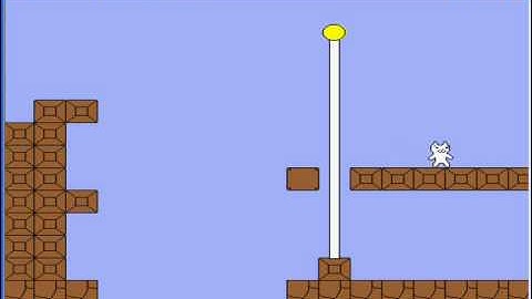 Syobon Action 2 Level 1-Fast Walkthrough