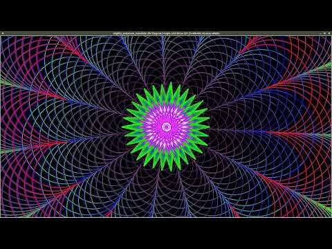 Mighty Awesome Mandala: Related Angles with Brow Chakra 221.23, 448, 852 Hz Harmonic Tones
