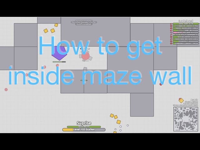 How to go through wall in Arras.io