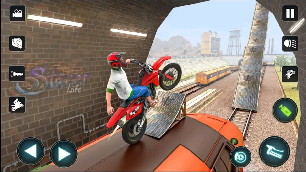 Stunt Bike Racing Tricks Simulator 3D Motocross Impossible Stunt Tracks Driving Android