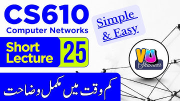 CS610 Short Lecture 25 | Computer Networks | IP Address Notation #vushameer