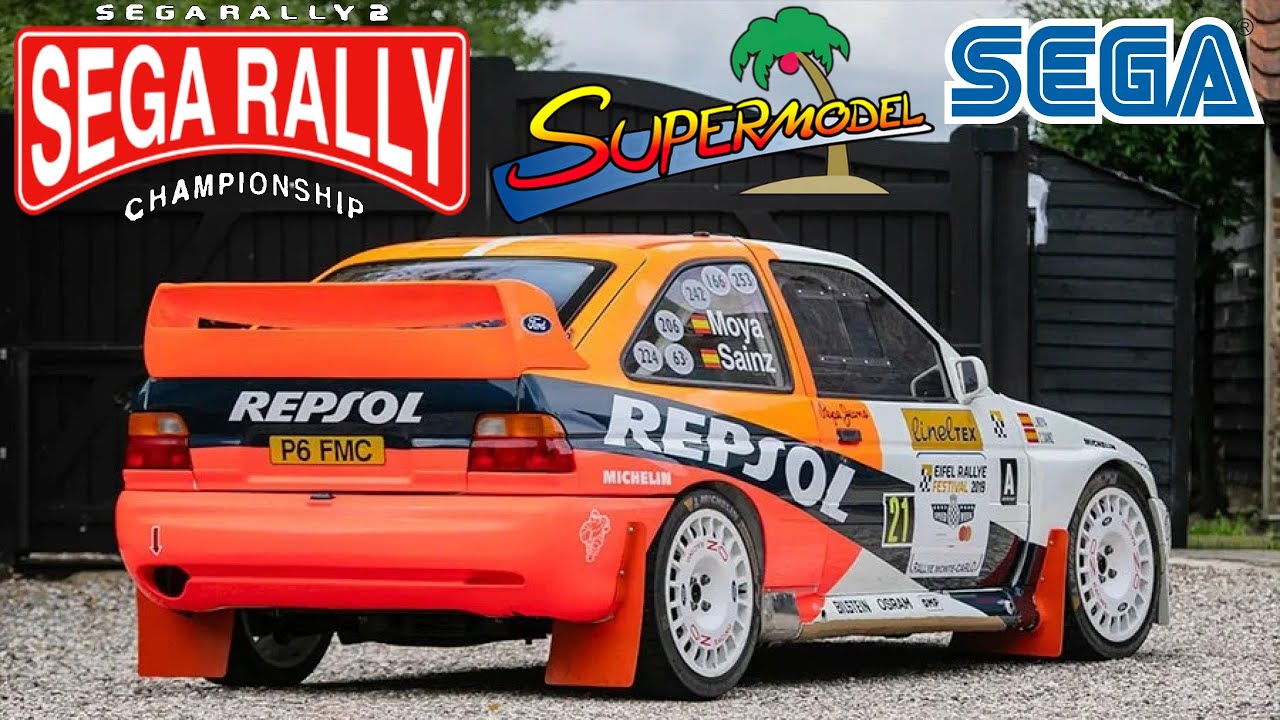 Sega Rally 2 DX (Arcade) - Ford Escort REPSOL (1cc) - YouTube