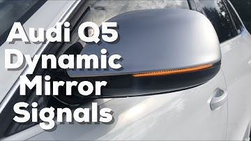 Lowest Audi Q5 Gets LED Dynamic Mirror Turn Signals | Less Functional