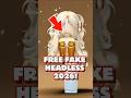 FREE FAKE HEADLESS 2026 TUTORIAL EASY IN ROBLOX! #fakeheadless #freehair #freeface