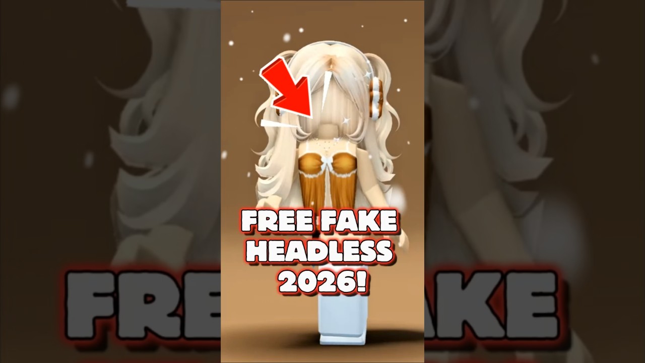 FREE FAKE HEADLESS 2026 TUTORIAL EASY IN ROBLOX 