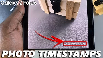 How To Add Date & Time To Photos On Samsung Galaxy Z Fold 6