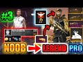 Free Fire new account to *PRO* challenge #3 LEGENDARY you wish its your account😱🔥