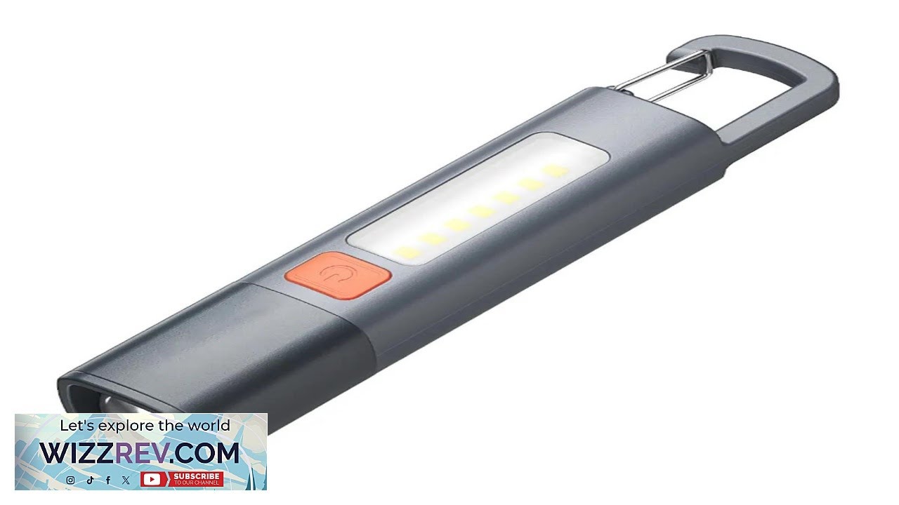 Strong Lighting ABS Flashlamp USB Charging Portable Outdoor Small Flashlight Camping Hanging Review