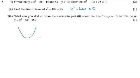 AS Pure Maths - Simultaneous Equations OCR C1 January 2006 q8iii