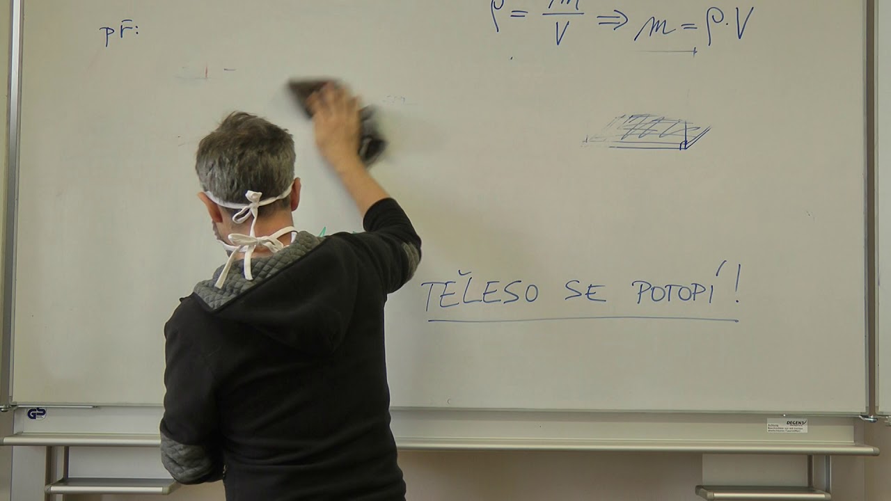 Fyzika 7 výpočty na Archimédův zákon