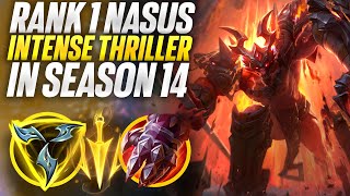 Starting off new season with INTENSE thriller! | Season 14 Nasus | Carnarius | League of Legends