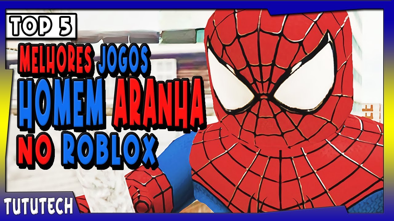 TOP 5 MELHORES JOGOS SPIDER-MAN NO ROBLOX! (Top 5 Spider-Man Games in Roblox)  