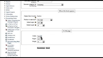 Hiding the Settings and Navigations Blocks - Moodle