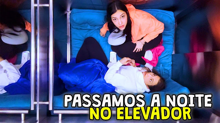 WE SPENT THE NIGHT IN THE ELEVATOR