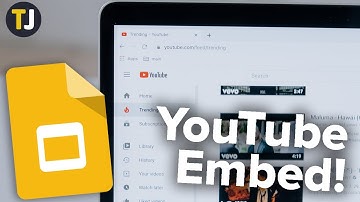 How to EMBED YouTube Videos on Google Slides!