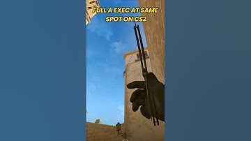 FULL A EXEC AT SAME SPOT ON MIRAGE CS2 #shorts  #cs2