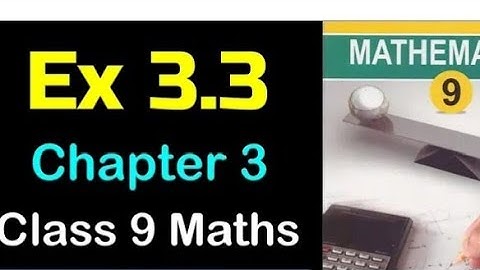 Class 9 math chapter 3 Exercise 3.3 Question no 3 and 4||Single logarithm ||Laws of Logarithm