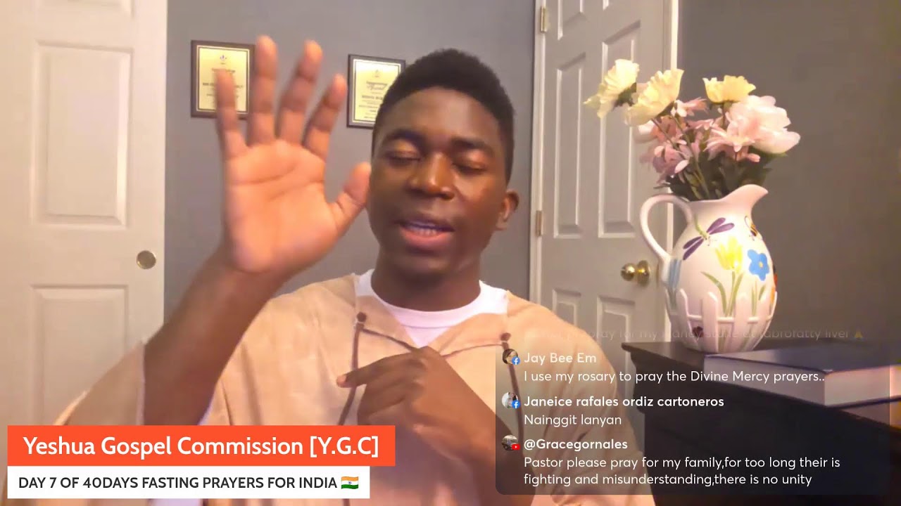 Day 7 of 40days fasting and prayers for India