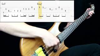 The Jackson 5 - Darling Dear (Bass Only) (Play Along Tabs In Video)