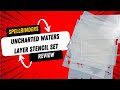 Spellbinders Uncharted Waters Layering Stencil Review