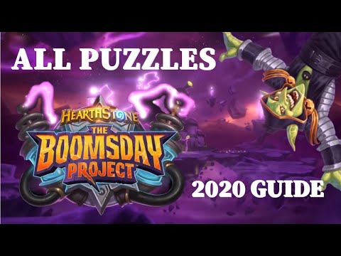 Hearthstone - Boomsday Project - ALL Puzzle Solutions