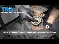 How to Install Front Wheel Bearing 1998-2005 Lexus GS300