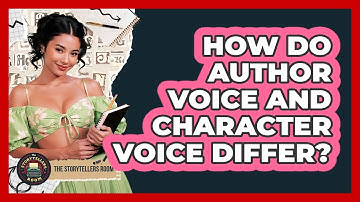 How Do Author Voice and Character Voice Differ?