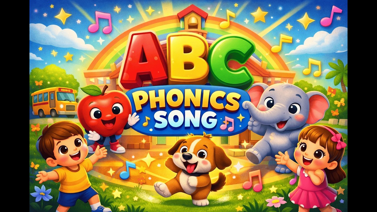 A to Z Alphabet Phonics Song | ABC Song for Kids | Funny Learning ...